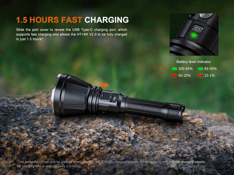 Fenix HT18R V2.0 Long-Distance Flashlight-11