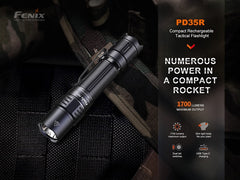 Fenix PD35R Compact Rechargeable Tactical Flashlight-2