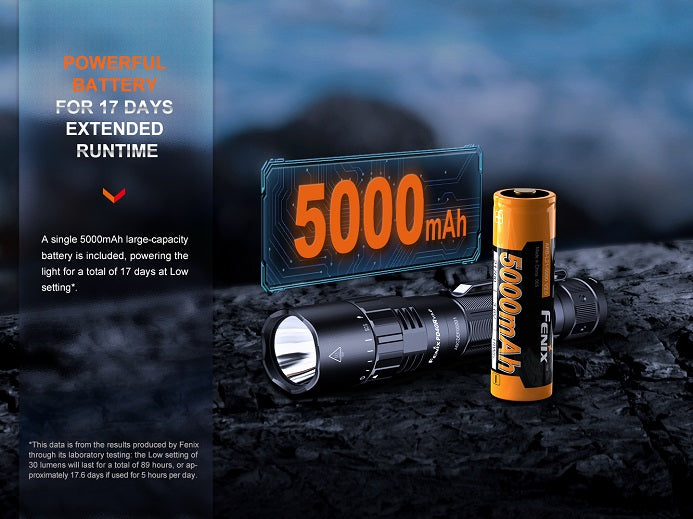 Fenix PD40R V3.0 Rechargeable Machinal Rotary Switching Flashlight-7