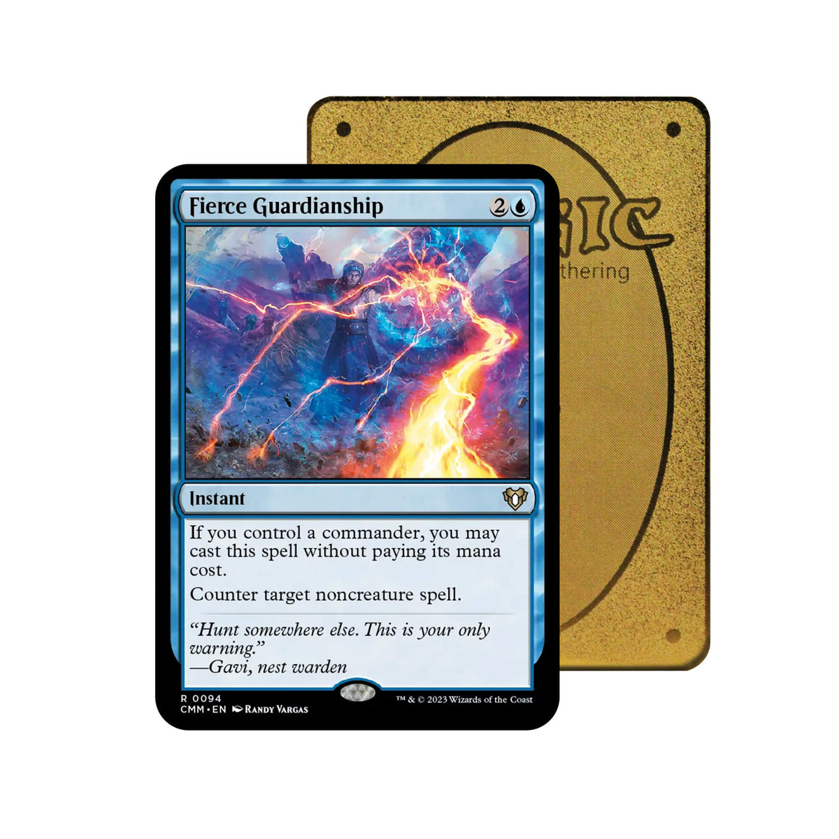 Fierce Guardianship Metal Orica Card-1
