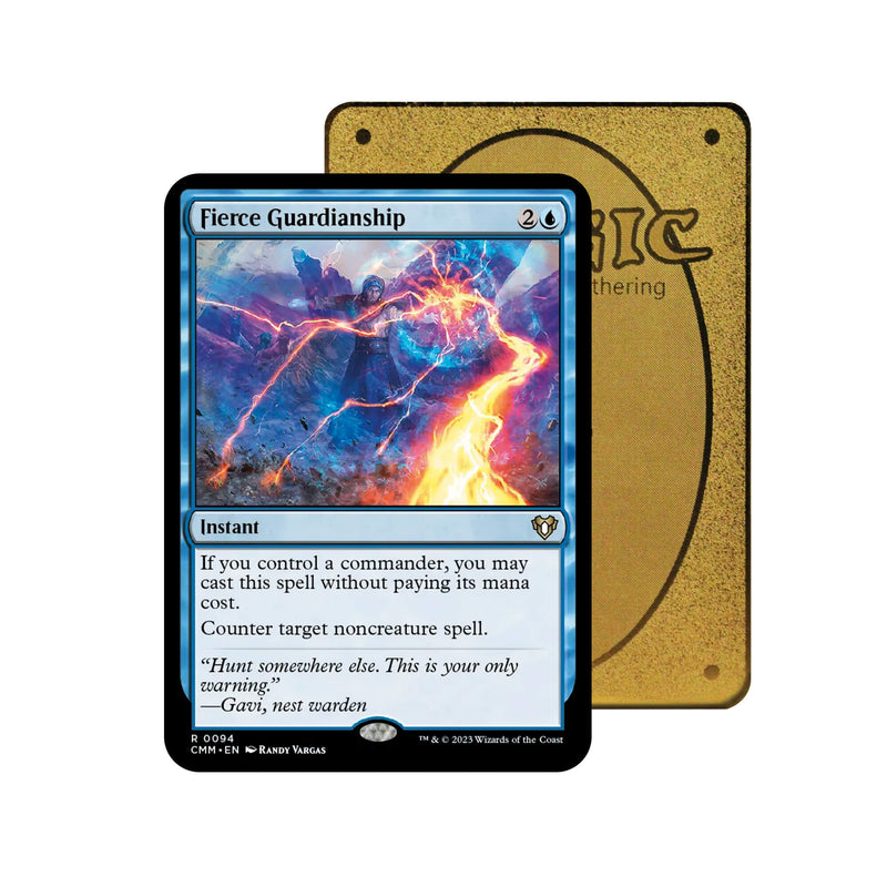 Fierce Guardianship Metal Orica Card-1