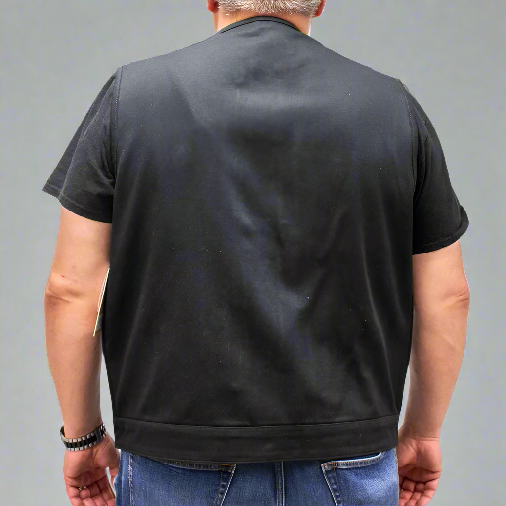 First MFG Co. Men's Motorcycle Twill Vest-2