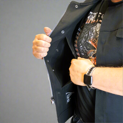 First MFG Co. Men's Motorcycle Twill Vest-3