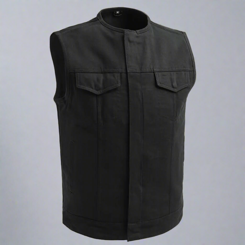 First MFG Co. Men's Motorcycle Twill Vest-4