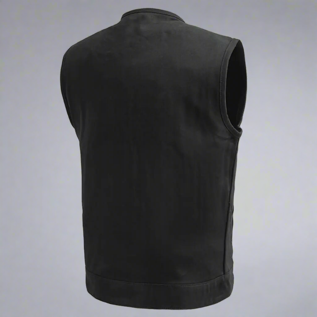 First MFG Co. Men's Motorcycle Twill Vest-5