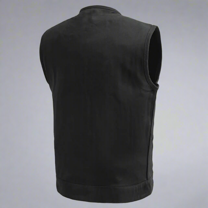 First MFG Co. Men's Motorcycle Twill Vest-5