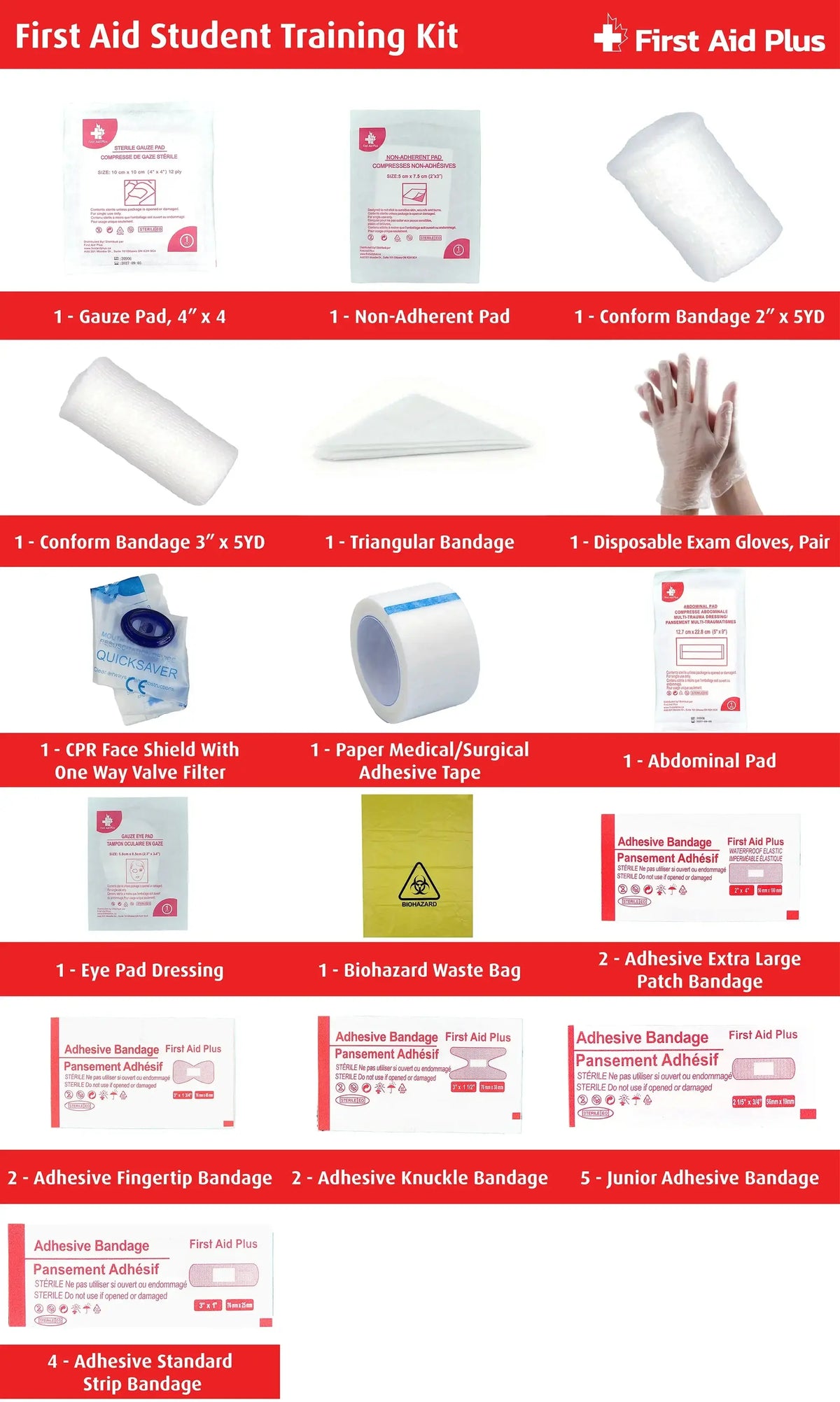 First Aid Student Training Kit-1
