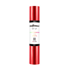 Teckwrap Metallic Chrome HTV- Flame Red | Durable, Easy-to-Use, and Multi-Purpose!-1