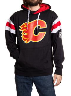 Calgary Flames Varsity Retro Style Hoodie-1