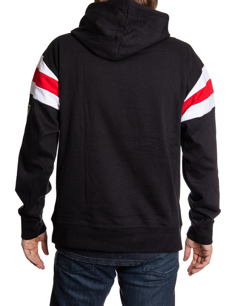 Calgary Flames Varsity Retro Style Hoodie-3
