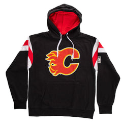 Calgary Flames Varsity Retro Style Hoodie-6