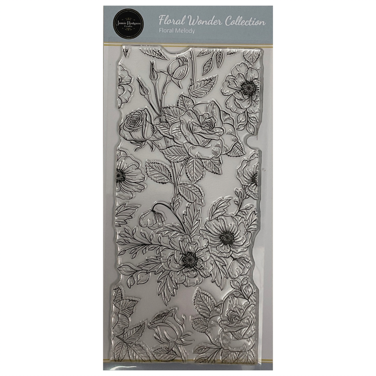 Jamie Rodgers Crafts - Floral Melody DL Clear Stamp Set-1
