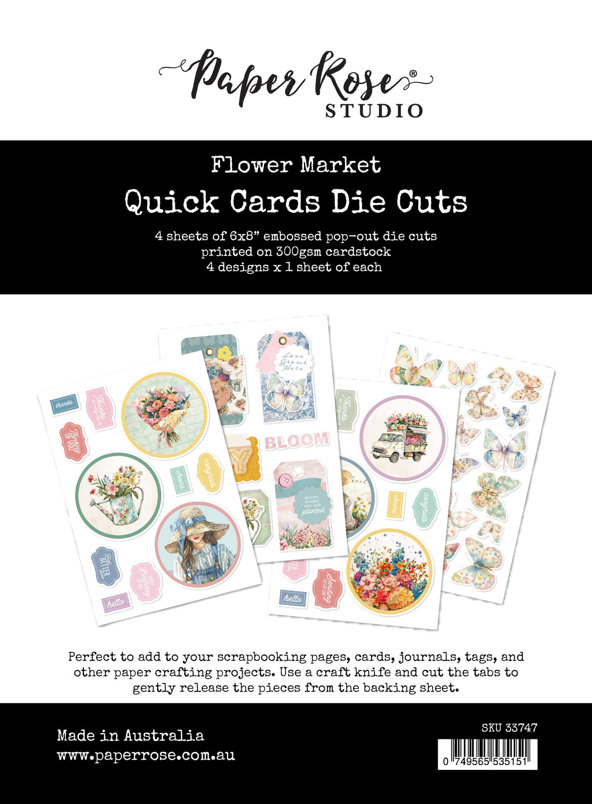 Flower Shoppe Quick Cards Die Cuts 33747-1