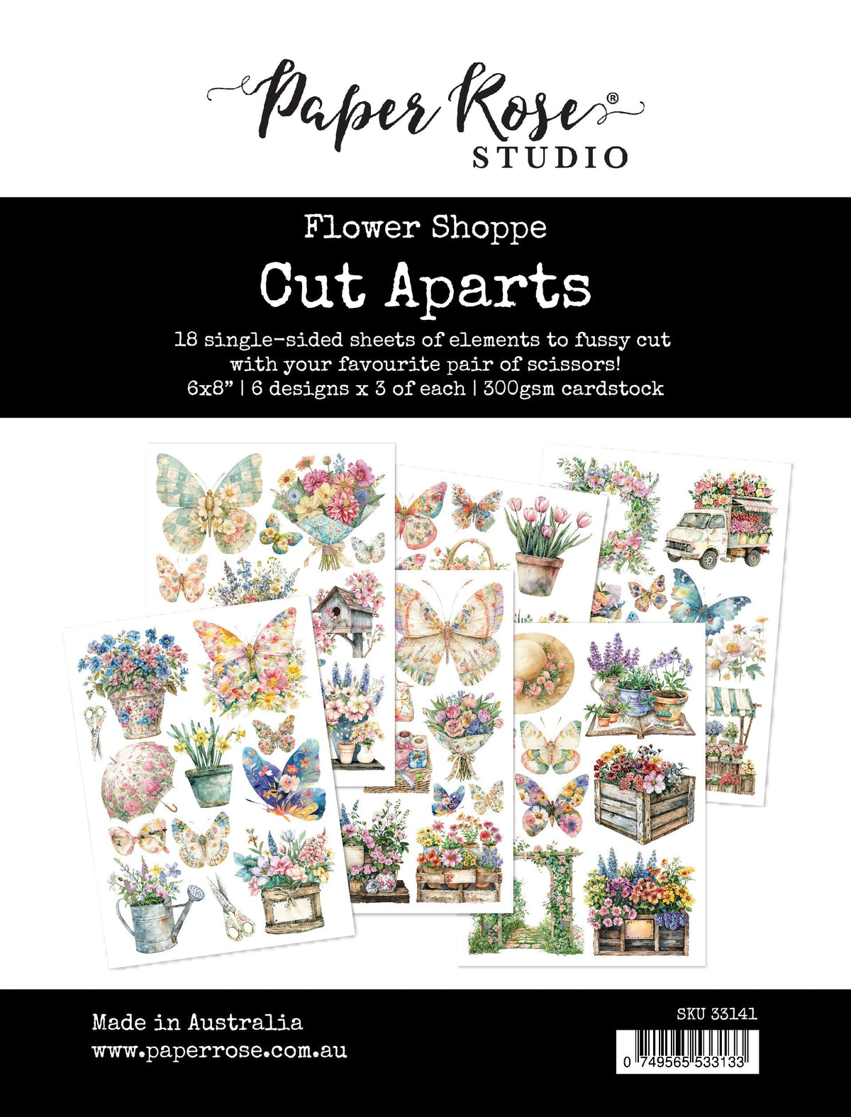 Flower Shoppe Cut Aparts Paper Pack 33141-1