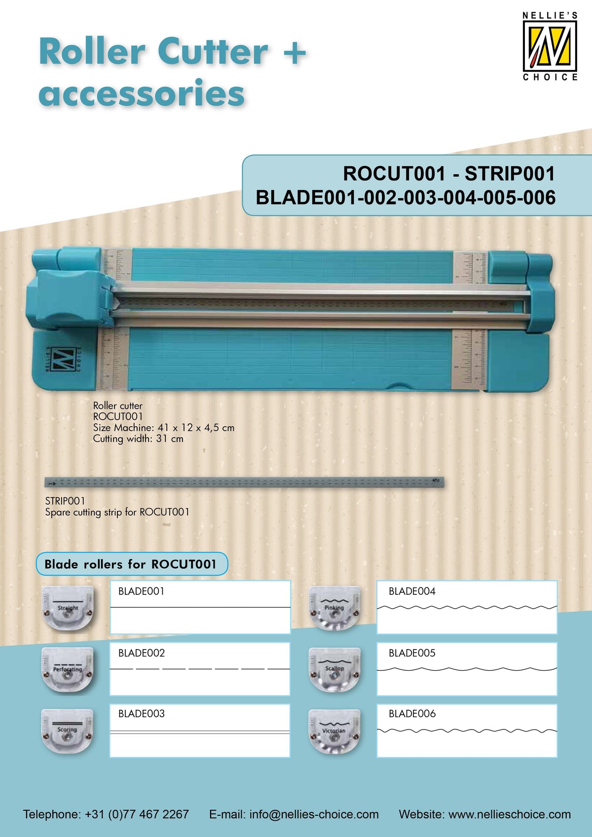 Replacement strip for ROCUT001-2