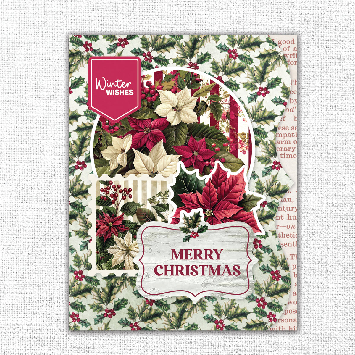 Christmas Holly Mini Folio Kit 35347-3
