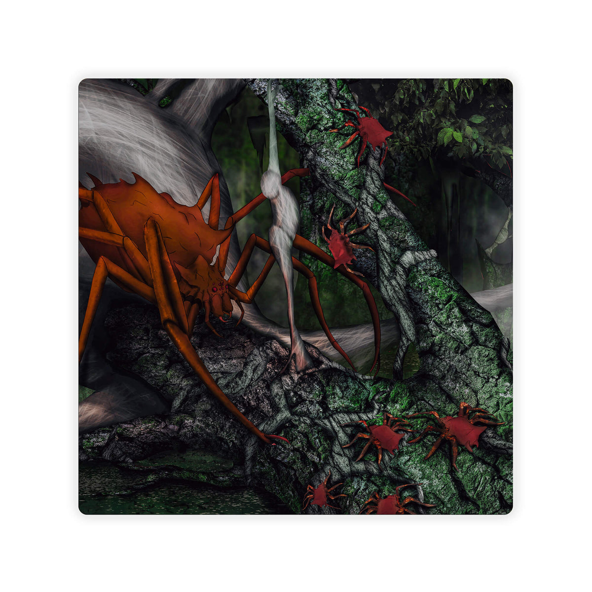 Forest Spider Creature - Double Mat-1