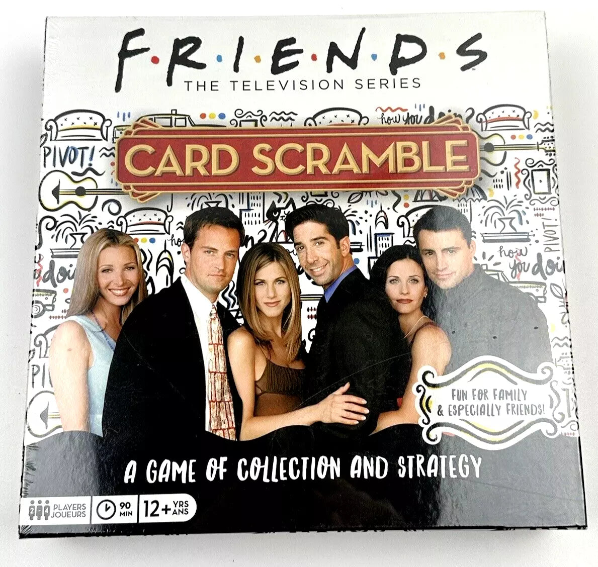 FRIENDS Card Scramble Board Game-1