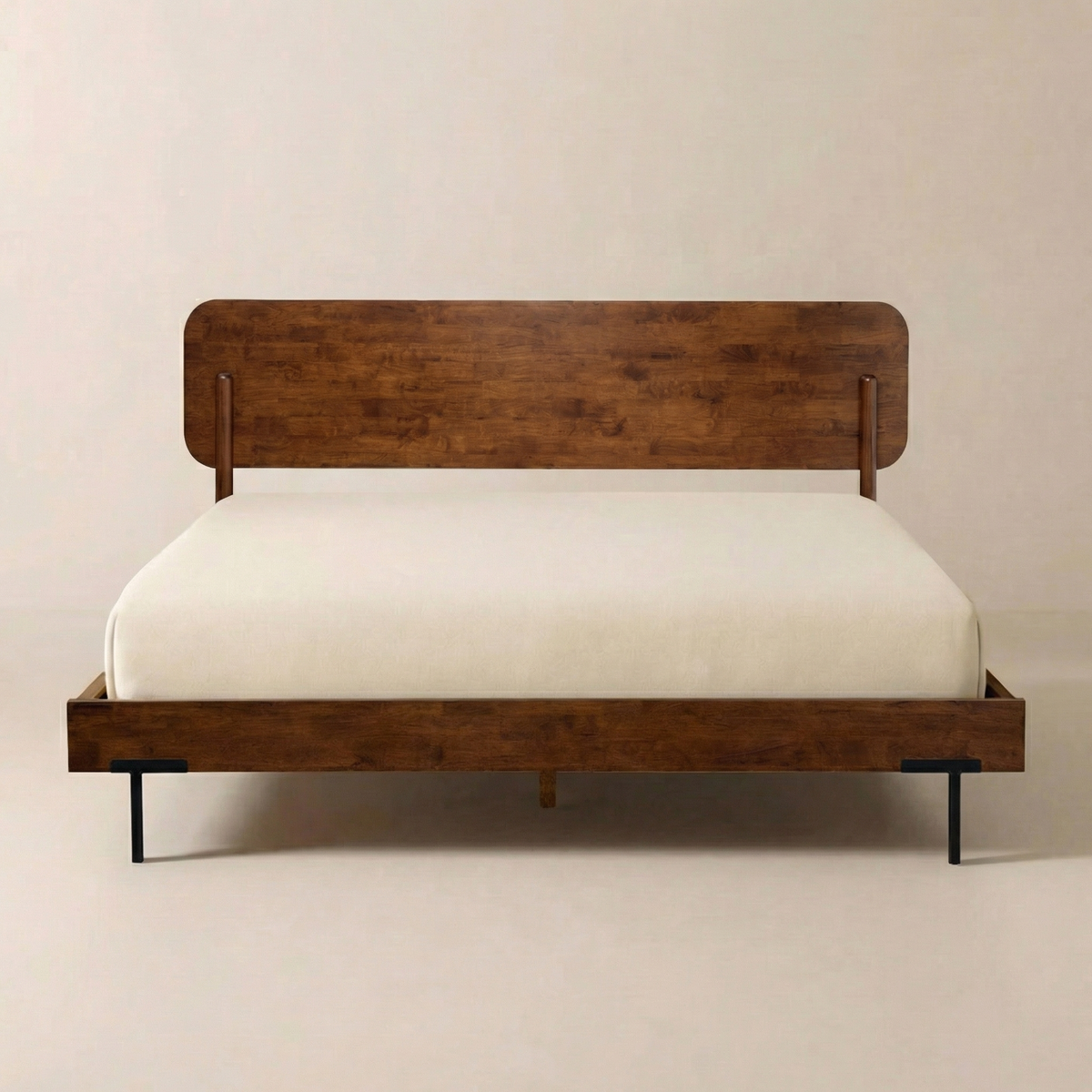 Frida Solid Wood Bed Frame-1