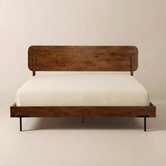Frida Solid Wood Bed Frame-1