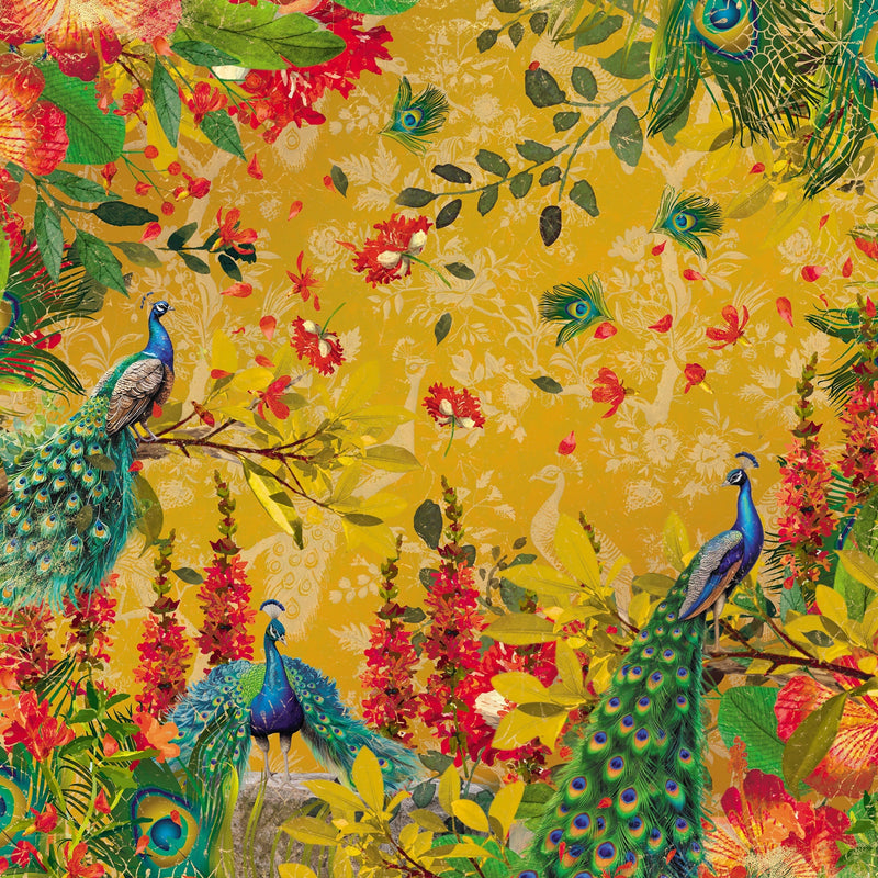 Graceful Plumes Paper Pad 6”x6”-23