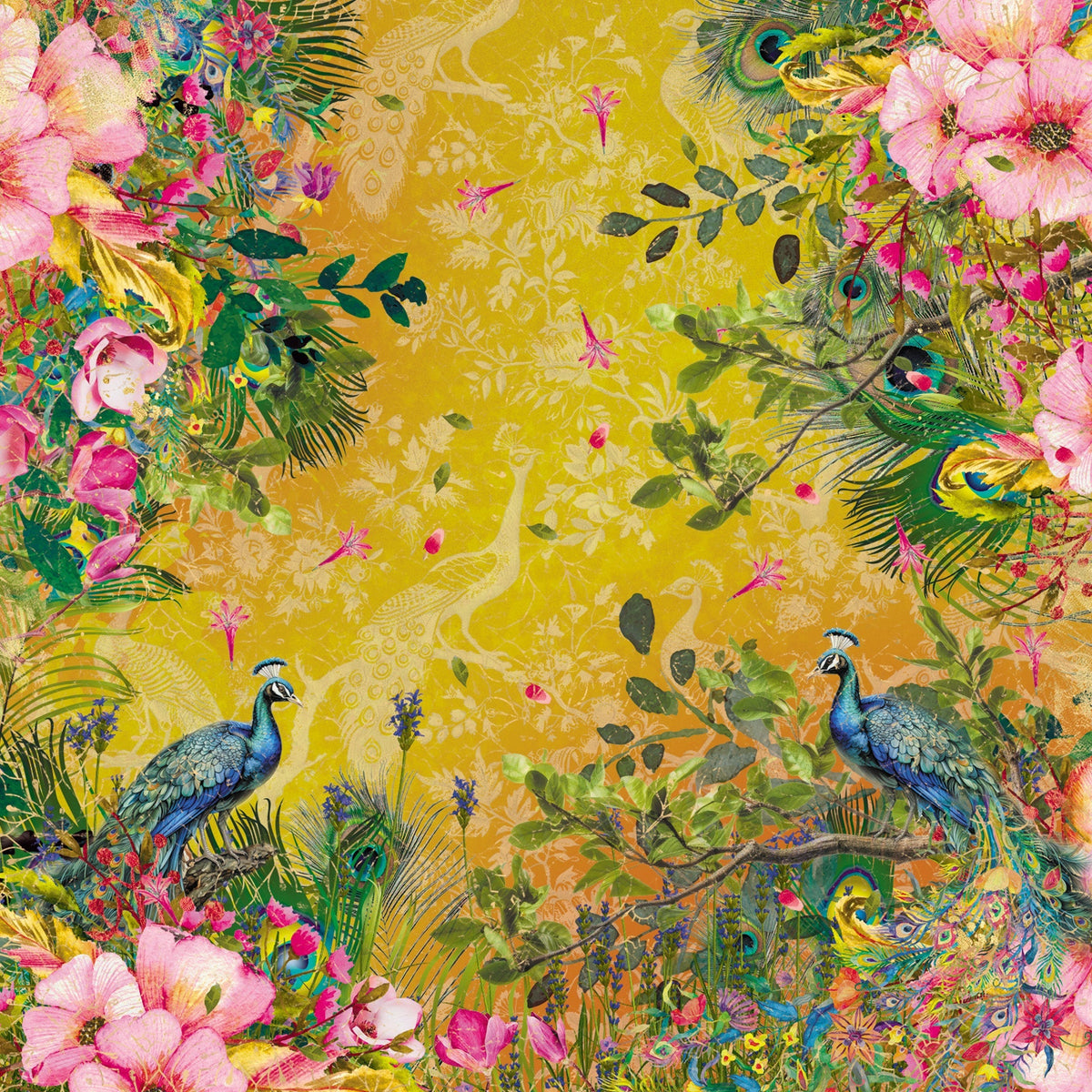 Graceful Plumes Paper Pad 6”x6”-14
