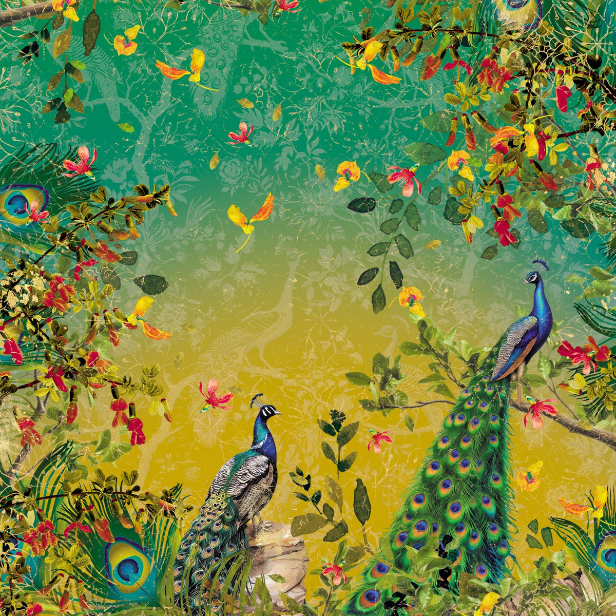 Graceful Plumes Paper Pad 6”x6”-15