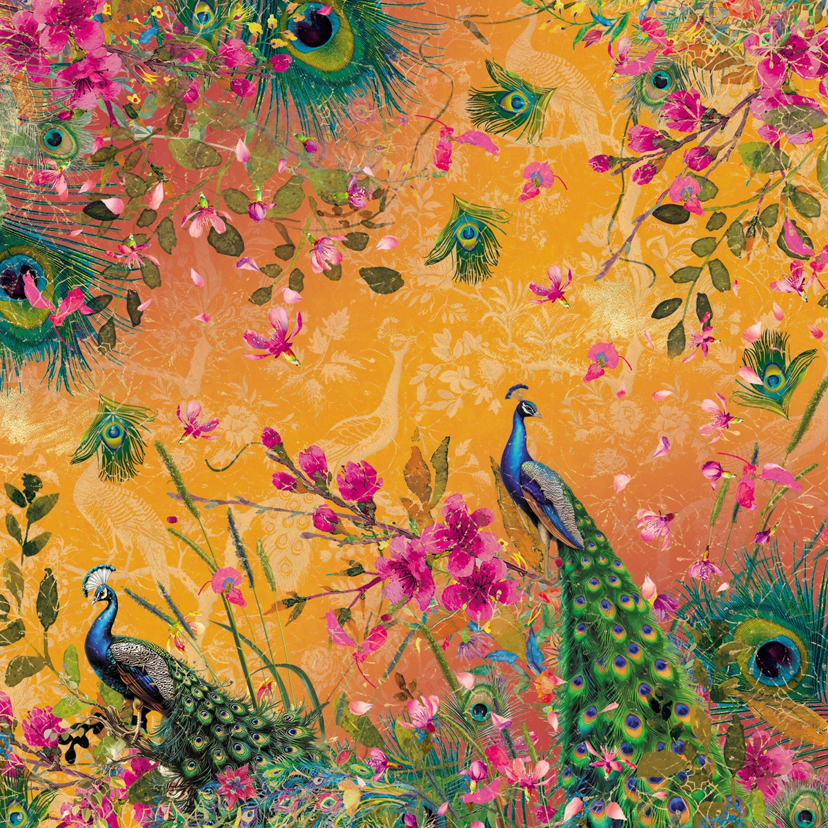 Graceful Plumes Paper Pad 6”x6”-19