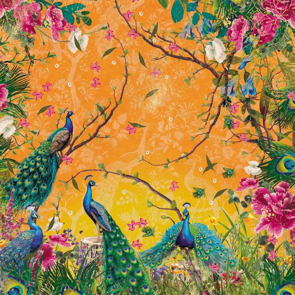 Graceful Plumes Paper Pad 6”x6”-21