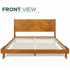 Estructura de cama de madera maciza Gazelle-5