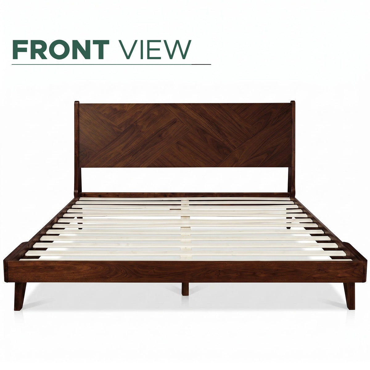 Estructura de cama de madera maciza Gazelle-18