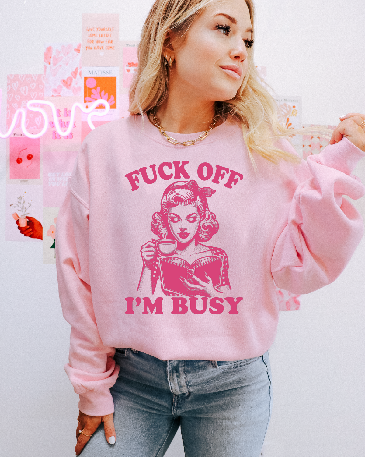 Smart Girls Read Smut Unisex Crewneck Sweatshirt-1