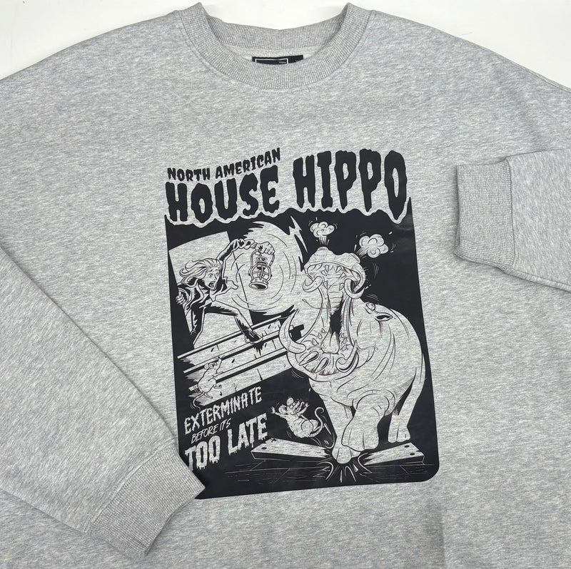 House Hippo Crewneck-1