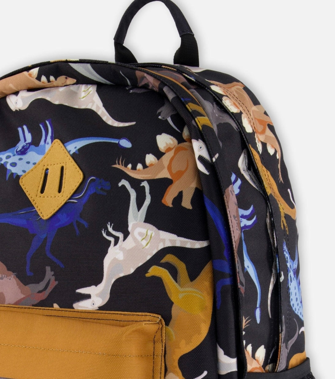 Kids Backpack | Black Dinos | Deux Par Deux-3