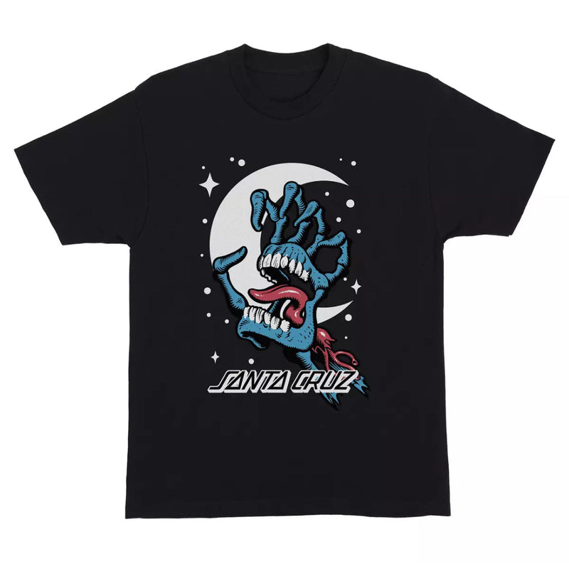 Santa Cruz 'Cosmic Bone Hand' Tee - Black (KIDS)-1