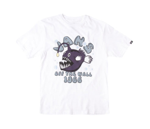 Vans 'Angler Fish' Tee - White (KIDS)-1