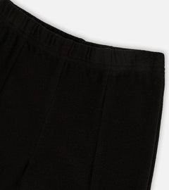 Ribbed Leggings With Slit Black | Black | Deux Par Deux-3