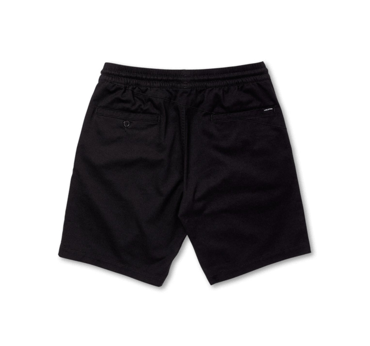 Volcom 'Frickin' Elastic Waist Shorts - Black-2