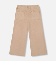 Wide Leg Corduroy Pants | Beige | Deux Par Deux-2