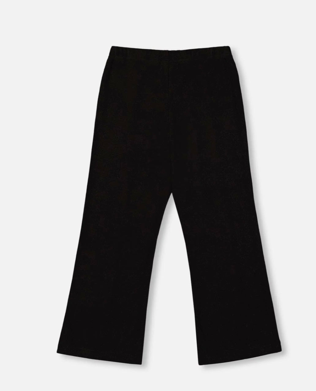 Ribbed Leggings With Slit Black | Black | Deux Par Deux-2