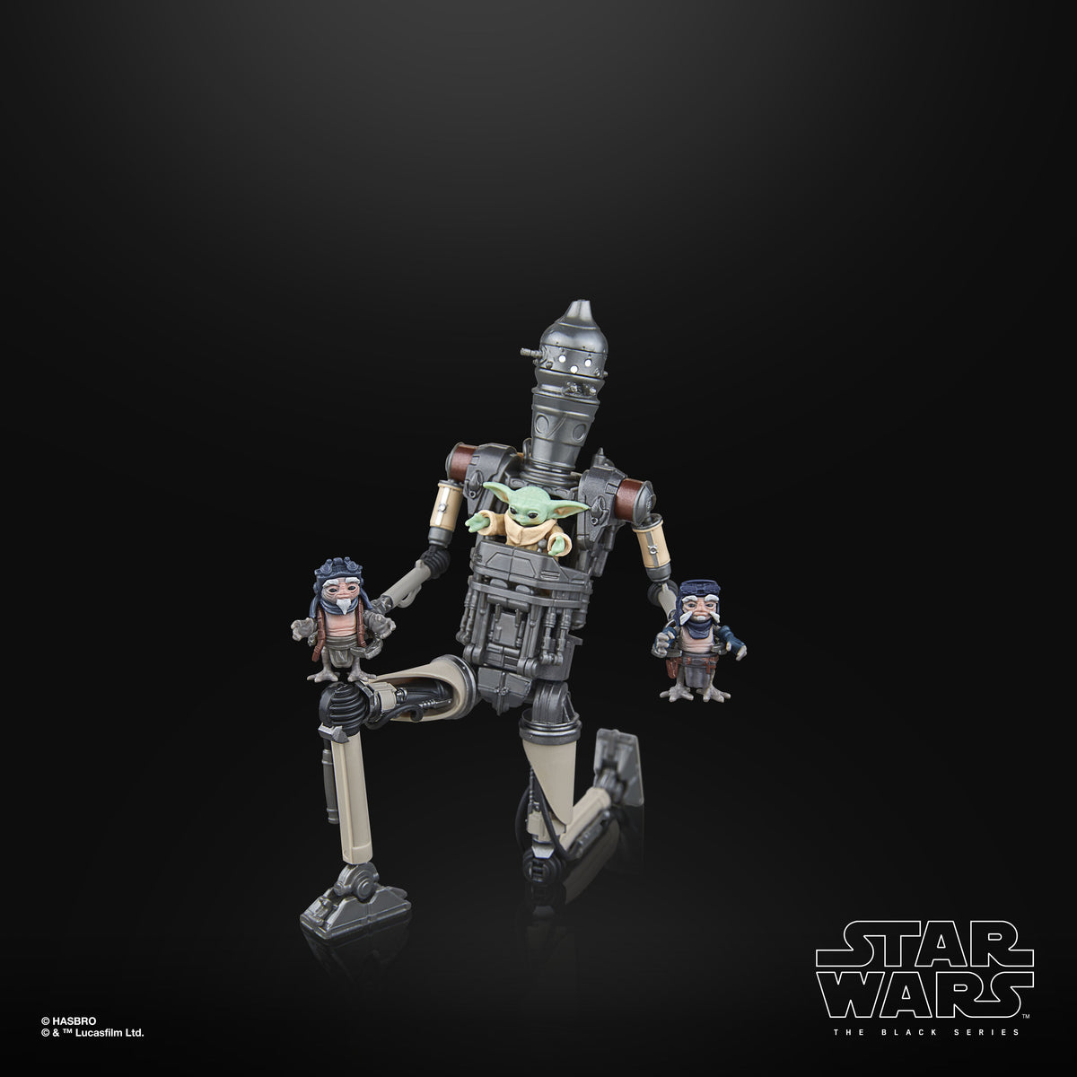 Star Wars The Black Series Deluxe IG-12 & Grogu-9