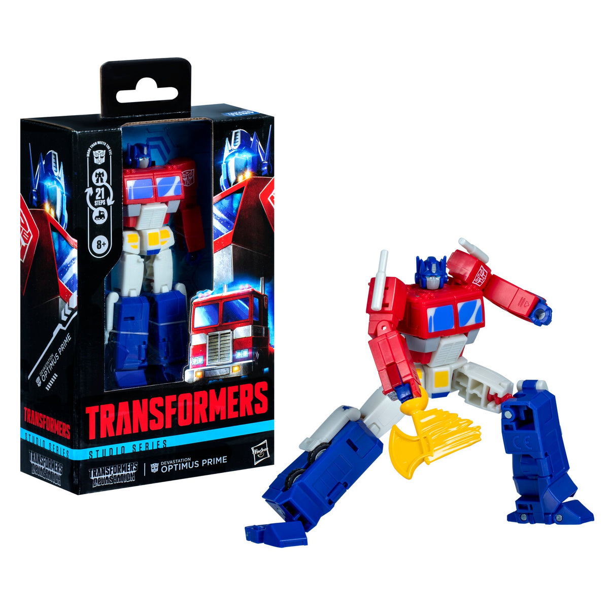 Transformers Studio Series Deluxe Class Transformers: Devastation Optimus Prime-1