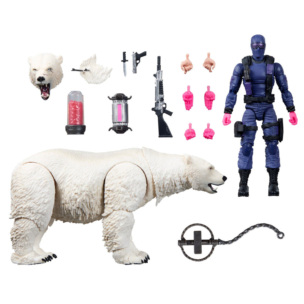 G.I. Joe Classified Series #161 Snake Eyes & Polar Bear-2