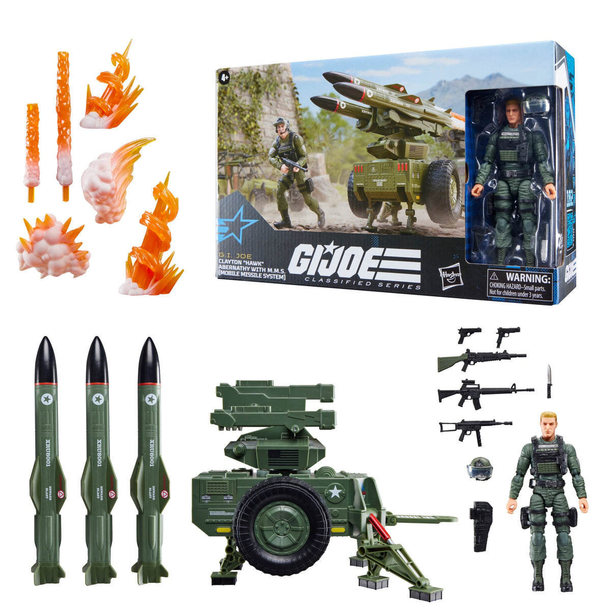 G.I. Joe Classified Series #182 Clayton “Hawk” Abernathy with M.M.S. (Mobile Missile System)-2