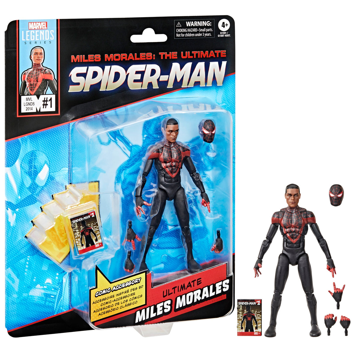 Marvel Legends Series Ultimate Miles Morales Spider-Man-1