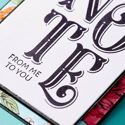 Placa de prensa "A Note from Me to You" de la colección BetterPress-7