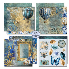 Pack de papier Grunged Baroque 6x6 par 3Quarter Designs-4