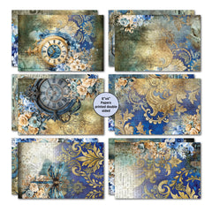 Lot de cartes 6x4 Grunged Baroque de 3Quarter Designs-3