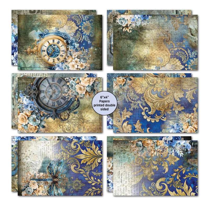 Lot de cartes 6x4 Grunged Baroque de 3Quarter Designs-3