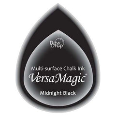 Tsukineko Versa Magic Dew Drops Chalk Ink Pad Midnight Black-1